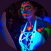 Performance live de Bodypainting