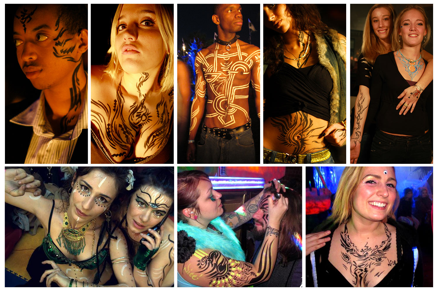 Prestation de Body painting