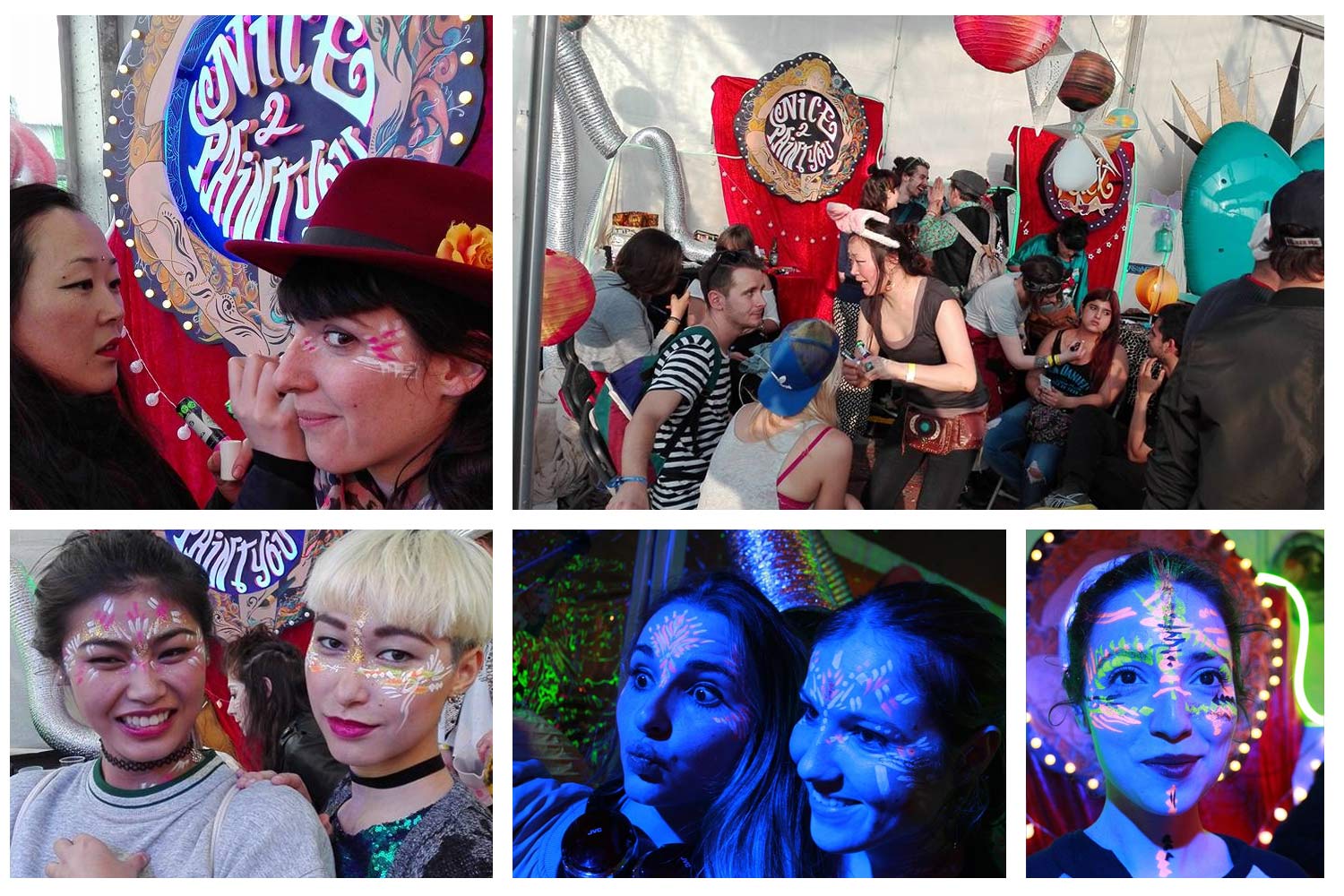 Stand de body painting Weather festival